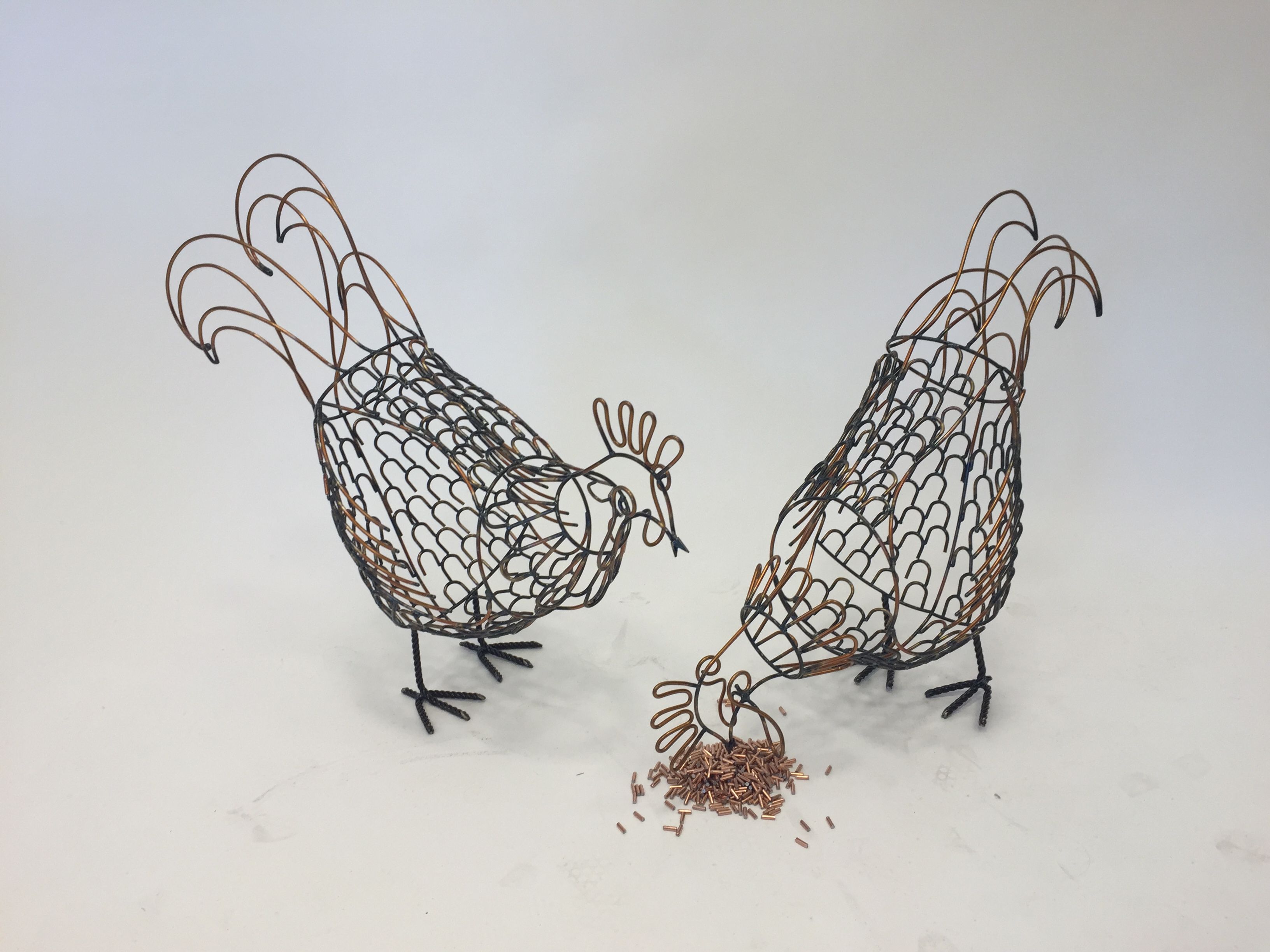 Chicken wire art