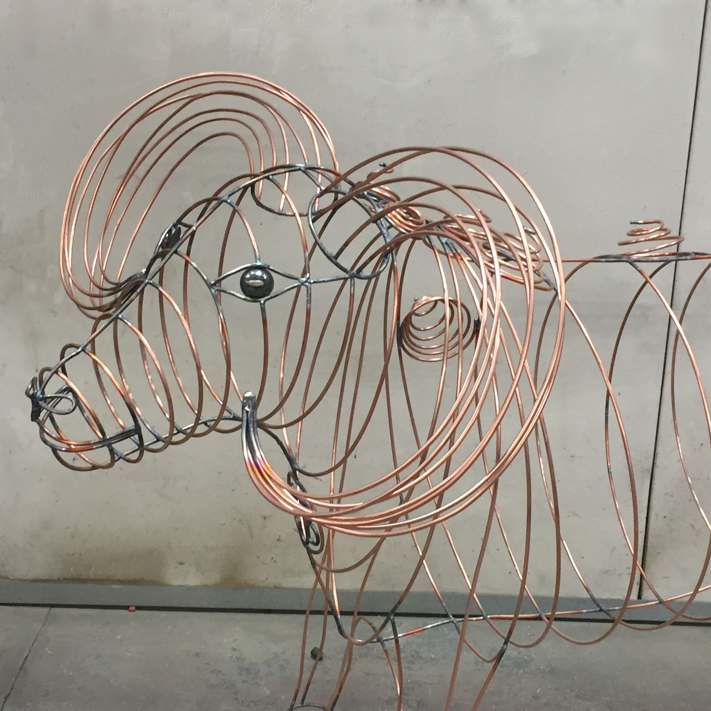 Wire Sculptured Ram